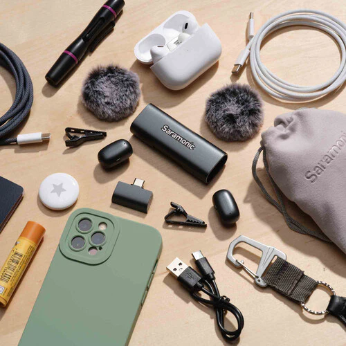 Saramonic AIR-SE-01 2-Person Ultra-Mini Wireless Microphone System with USB-C Receiver (2.4 GHz) - Image 8