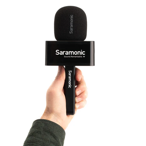 Saramonic Blink 500 Pro HM Handheld Transmitter Holder for Blink 500 Pro TX Transmitters with Foam Windscreen - Image 5