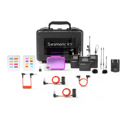 Saramonic K9-US Pro 2-Person Digital UHF Wireless Microphone System for Cameras - Image 14