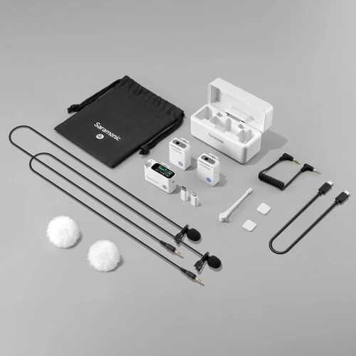Saramonic Ultra 2-Person Digital Wireless Omnidirectional Lavalier Microphone System for Cameras and Mobile Devices (Black) - Image 5
