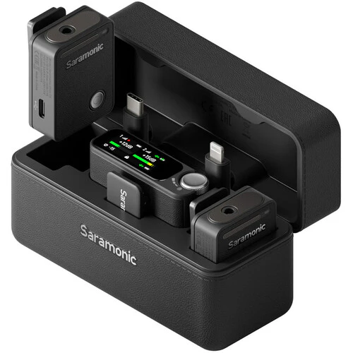 Saramonic Ultra 2-Person Digital Wireless Omnidirectional Microphone System for Cameras and Mobile Devices (Black) - Image 2