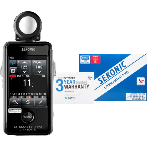 Sekonic LiteMaster Pro L-478DR-U-EL Series Light Meter for Elinchrom EL Skyport System - Image 5