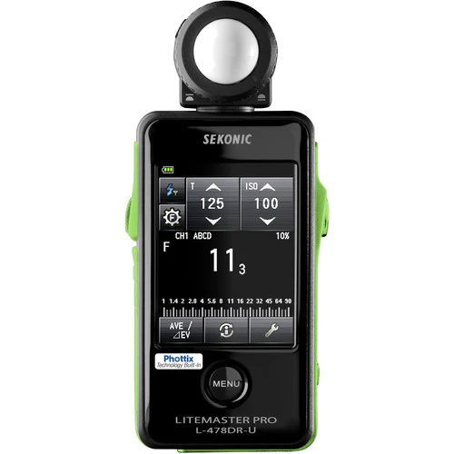 Sekonic LiteMaster Pro L-478DR-U-PX Series Light Meter for Phottix Strato II System - Image 6