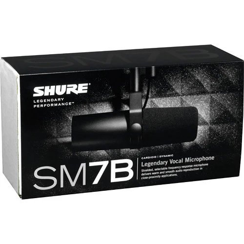 Shure SM7B Vocal Microphone (Gray) - Image 4