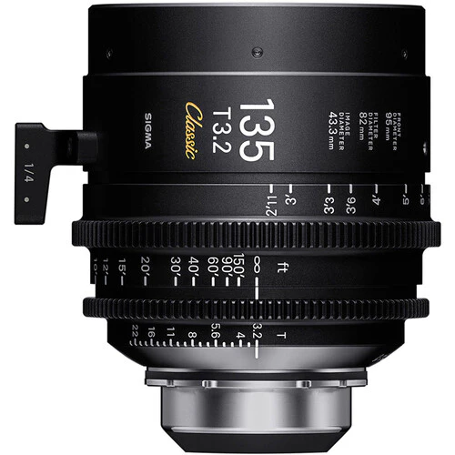 Sigma 135mm T3.2 FF Classic Art Prime Lens (PL Mount, Feet)