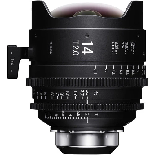 Sigma 14mm T2 FF High-Speed Art Prime 2 Lens with /i Technology (PL Mount, Feet) - Image 2