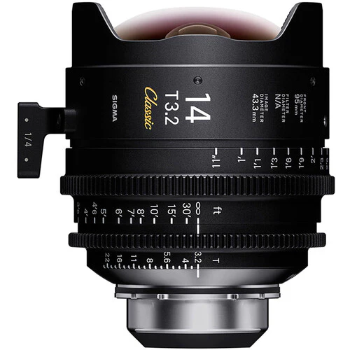 Sigma 14mm T3.2 FF Classic Art Prime Lens (PL Mount, Feet)