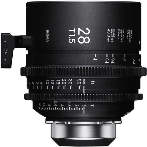 Sigma 28mm T1.5 FF High-Speed Art Prime 2 Lens with /i Technology (PL Mount, Feet)