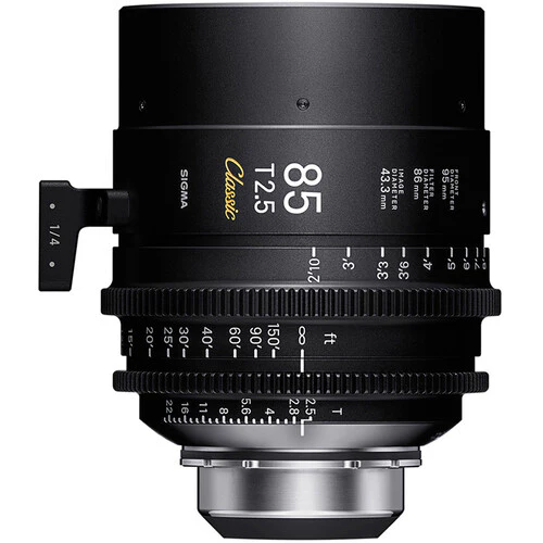 Sigma 85mm T2.5 FF Classic Art Prime Lens (PL Mount, Feet)