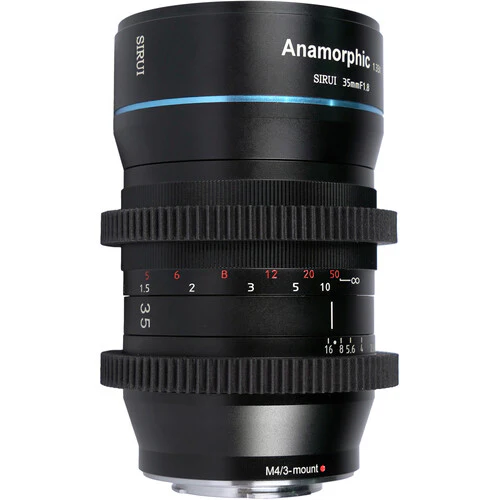 Sirui 35mm f/1.8 Anamorphic 1.33x Lens (MFT Mount) - Image 2