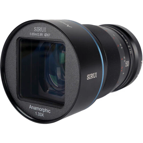 Sirui 50mm MFT Mount f1.8 Anamorphic 1.33X Lens for Z Cameras  - (*OPEN BOX*) - Image 2