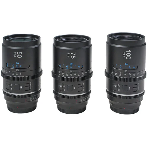 Sirui Astra T1.8 1.33x AF Anamorphic 3-Cine Lens Kit (Sony E, Neutral Flares) - Image 2