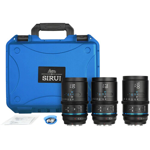 Sirui Astra T1.8 1.33x AF Anamorphic 3-Cine Lens Kit (Sony E, Neutral Flares) - Image 5