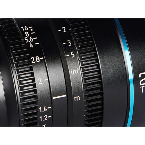 Sirui Nightwalker Series 24mm T1.2 S35 Manual Focus Cine Lens (E Mount, Black) - Image 8