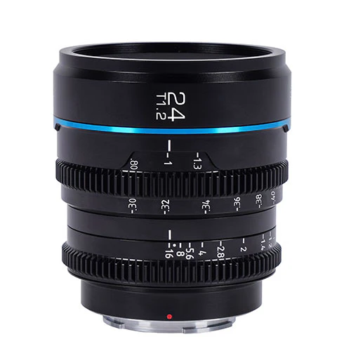 Sirui Nightwalker Series 24mm T1.2 S35 Manual Focus Cine Lens (RF Mount, Black)