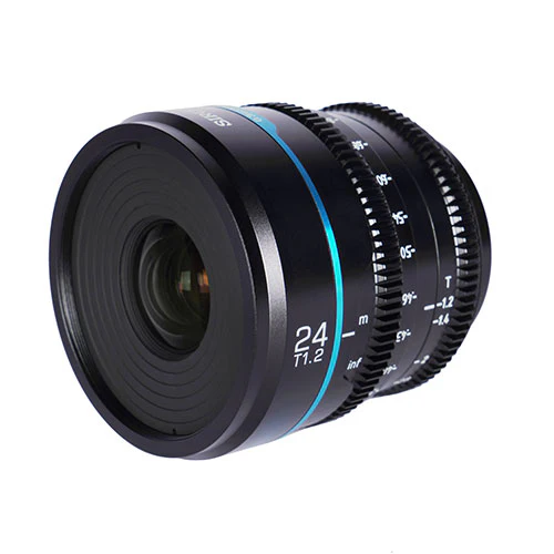 Sirui Nightwalker Series 24mm T1.2 S35 Manual Focus Cine Lens (RF Mount, Black) - Image 3