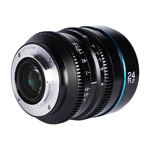 Sirui Nightwalker Series 24mm T1.2 S35 Manual Focus Cine Lens (RF Mount, Black) - Image 5
