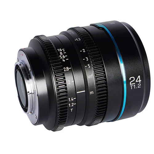 Sirui Nightwalker Series 24mm T1.2 S35 Manual Focus Cine Lens (RF Mount, Gun Metal) - Image 5