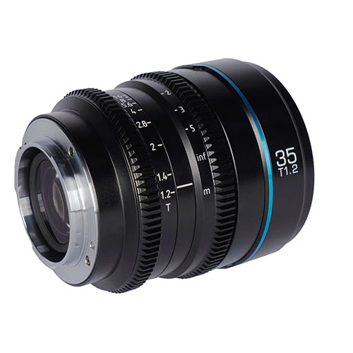 Sirui Nightwalker Series 35mm T1.2 S35 Manual Focus Cine Lens (E Mount, Black) - Image 2