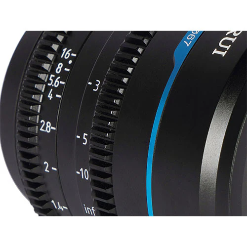 Sirui Nightwalker Series 55mm T1.2 S35 Manual Focus Cine Lens (E Mount, Gun Metal) - Image 8