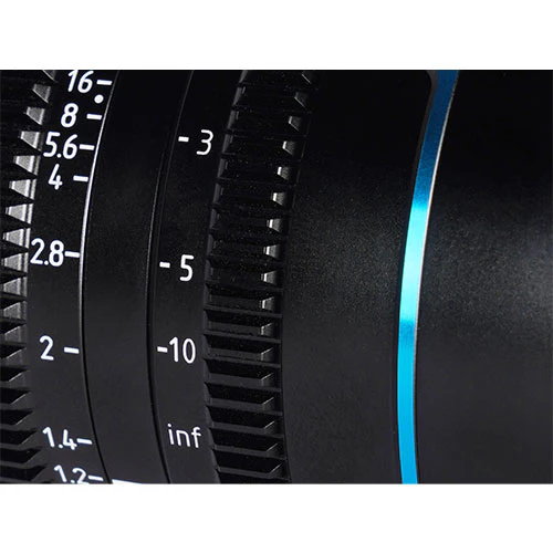 Sirui Nightwalker Series 55mm T1.2 S35 Manual Focus Cine Lens (MFT Mount, Gun Metal) - Image 7
