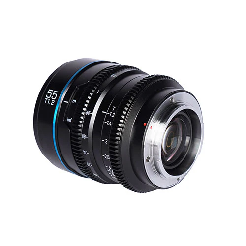 Sirui Nightwalker Series 55mm T1.2 S35 Manual Focus Cine Lens (RF Mount, Gun Metal) - Image 5