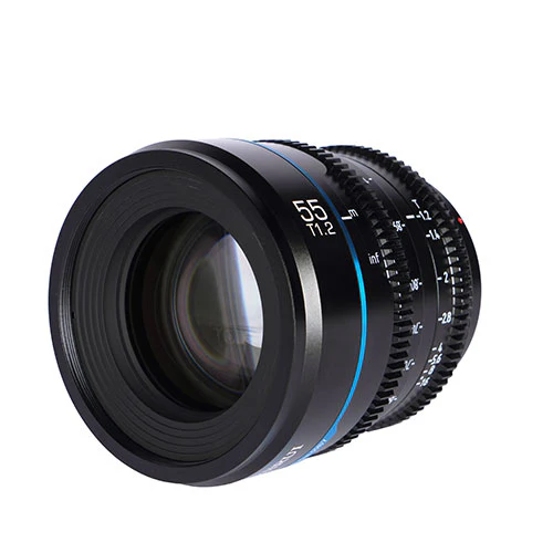 Sirui Nightwalker Series 55mm T1.2 S35 Manual Focus Cine Lens (X Mount, Gun Metal) - Image 2