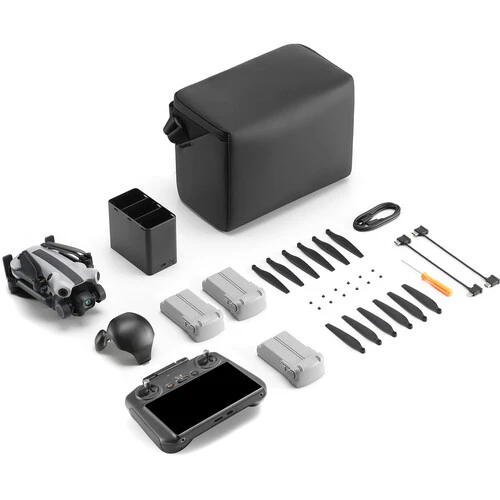 SKYROVER X1 Drone Fly More Combo with Remote Screen Controller (Gray) - Image 10