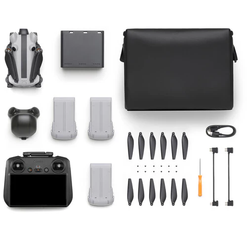 SKYROVER X1 Drone Fly More Combo with Remote Screen Controller (Gray) - Image 9