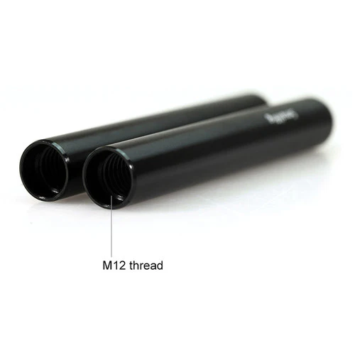 SmallRig 15mm Aluminum Rod (Pair, Black, 4") - Image 2