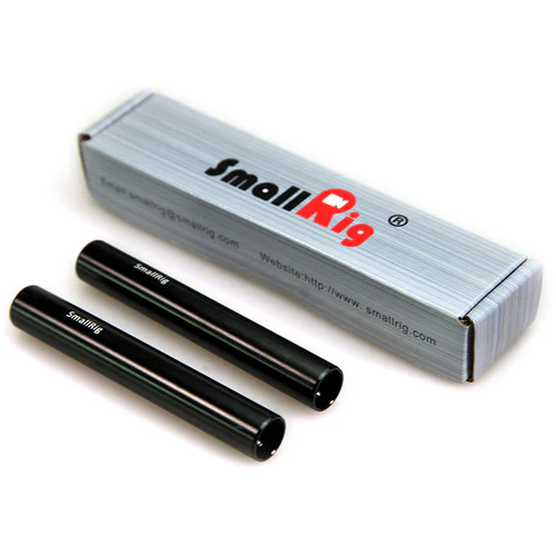 SmallRig 15mm Aluminum Rod (Pair, Black, 4") - Image 6