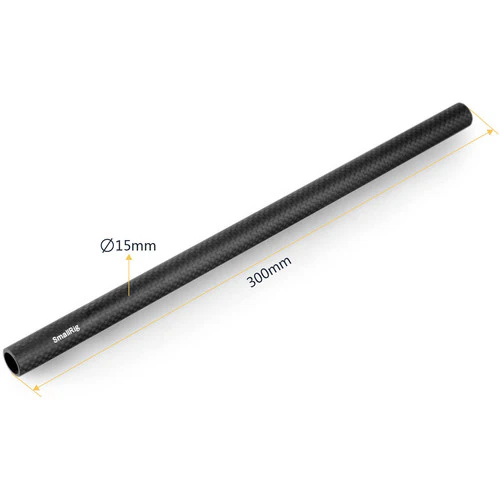 SmallRig 15mm Carbon Fiber Rod - 30cm 12 inch (2pcs) - Image 2