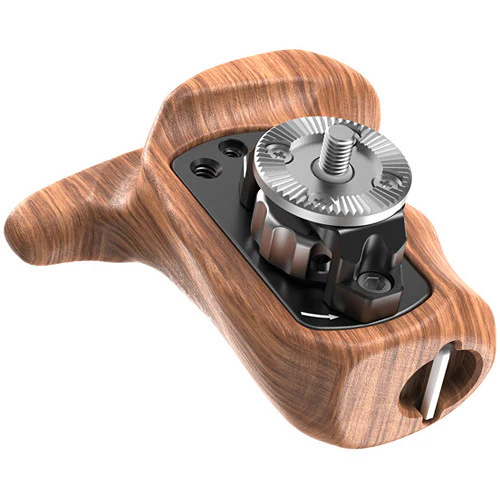 SmallRig Left-Side Wooden Grip with ARRI Rosette - Image 2