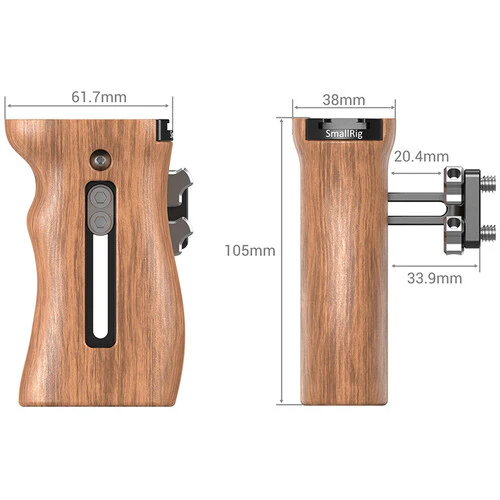 SmallRig Universal Wood Side Handle - Image 3