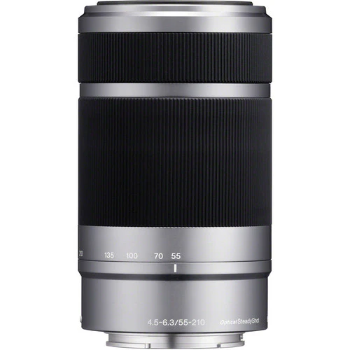 Sony E 55-210mm f/4.5-6.3 OSS E-Mount Lens (Silver) - Image 2
