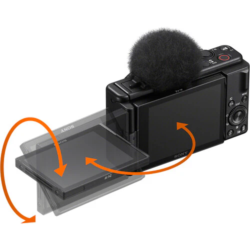 Sony ZV-1F Vlogging Camera (Black) - Image 10