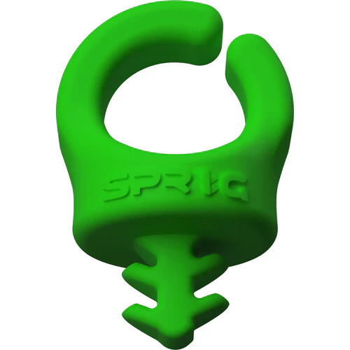 Sprig Cable Management Device for 1/4"-20 Threaded Holes (6-Pack, Green) - Image 2