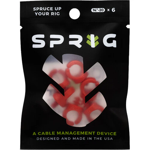 Sprig Cable Management Device for 3/8"-16 Threaded Holes (3-Pack, Pink) - Image 9