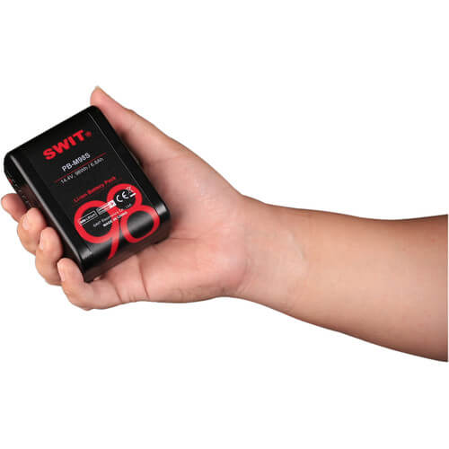 SWIT PB-M98S 14.4V 98Wh Pocket Battery with D-Tap and USB Output (V-Mount) - Image 5