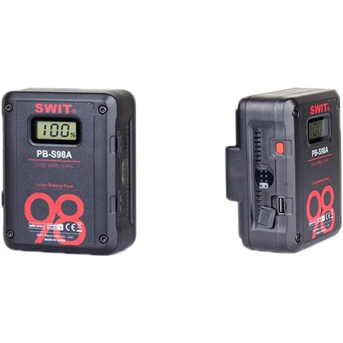 SWIT PB-S98A 14.4V 98Wh Dual D-Tap Heavy-Duty Digital Battery (Gold Mount) - Image 2