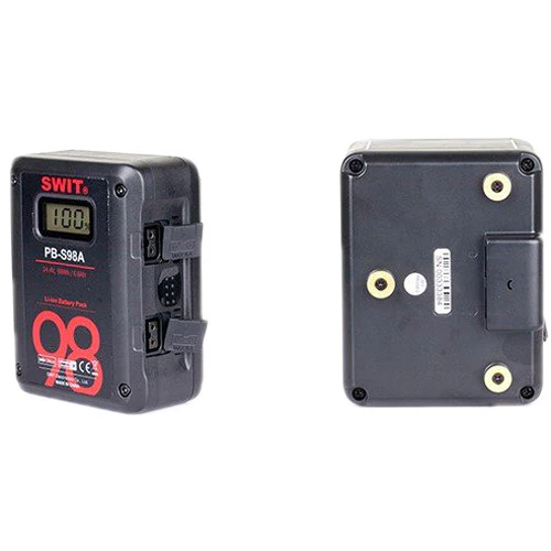 SWIT PB-S98A 14.4V 98Wh Dual D-Tap Heavy-Duty Digital Battery (Gold Mount) - Image 3