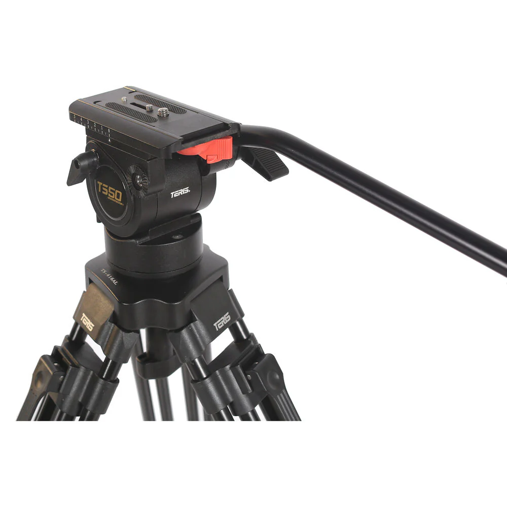 Teris TS50AL Aluminum Tripod and Fluid Head System - Image 2