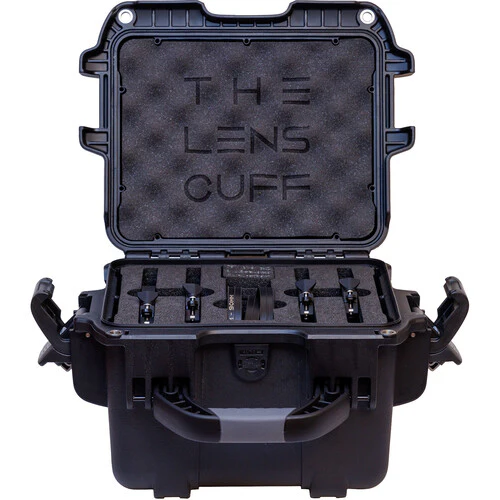 The Lens Cuff Large Diameter Lens Cuff Set of 4 - 75mm, 85mm, 95mm and 114mm with Case and Accessories