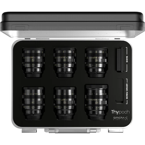 Thypoch Simera-C T1.5/T1.9 Cine 6-Lens Kit (Sony E) - Image 2