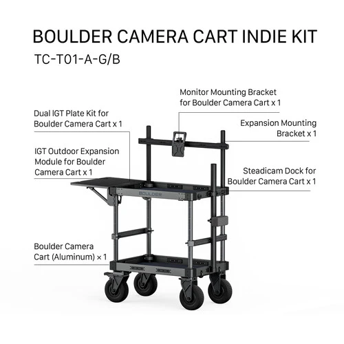 Tilta 36" Boulder Camera Cart (Base Model with Indie Kit) - Image 6