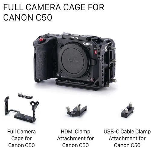Tilta Full Camera Cage for Canon C50 (Black) - Image 5