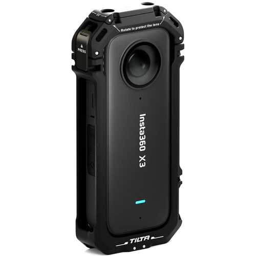 Tilta Full Camera Cage for Insta360 X3 (Black) - Image 2
