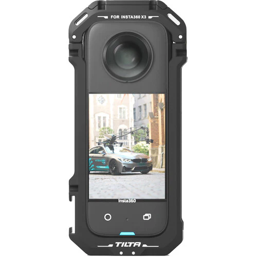 Tilta Full Camera Cage for Insta360 X3 (Black) - Image 3