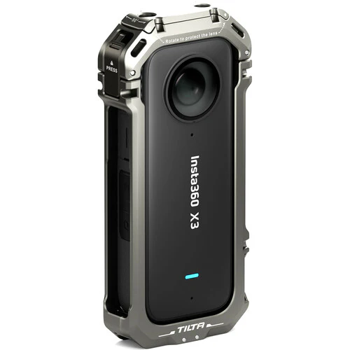Tilta Full Camera Cage for Insta360 X3 (Titanium Gray) - Image 2
