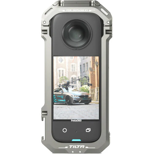 Tilta Full Camera Cage for Insta360 X3 (Titanium Gray) - Image 3